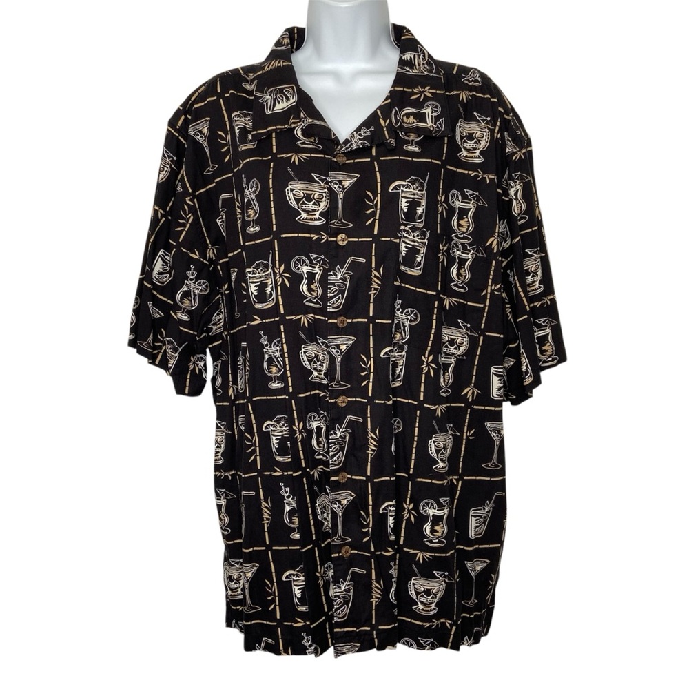 Joe Marlin Hawaiian Button Down Shirt
